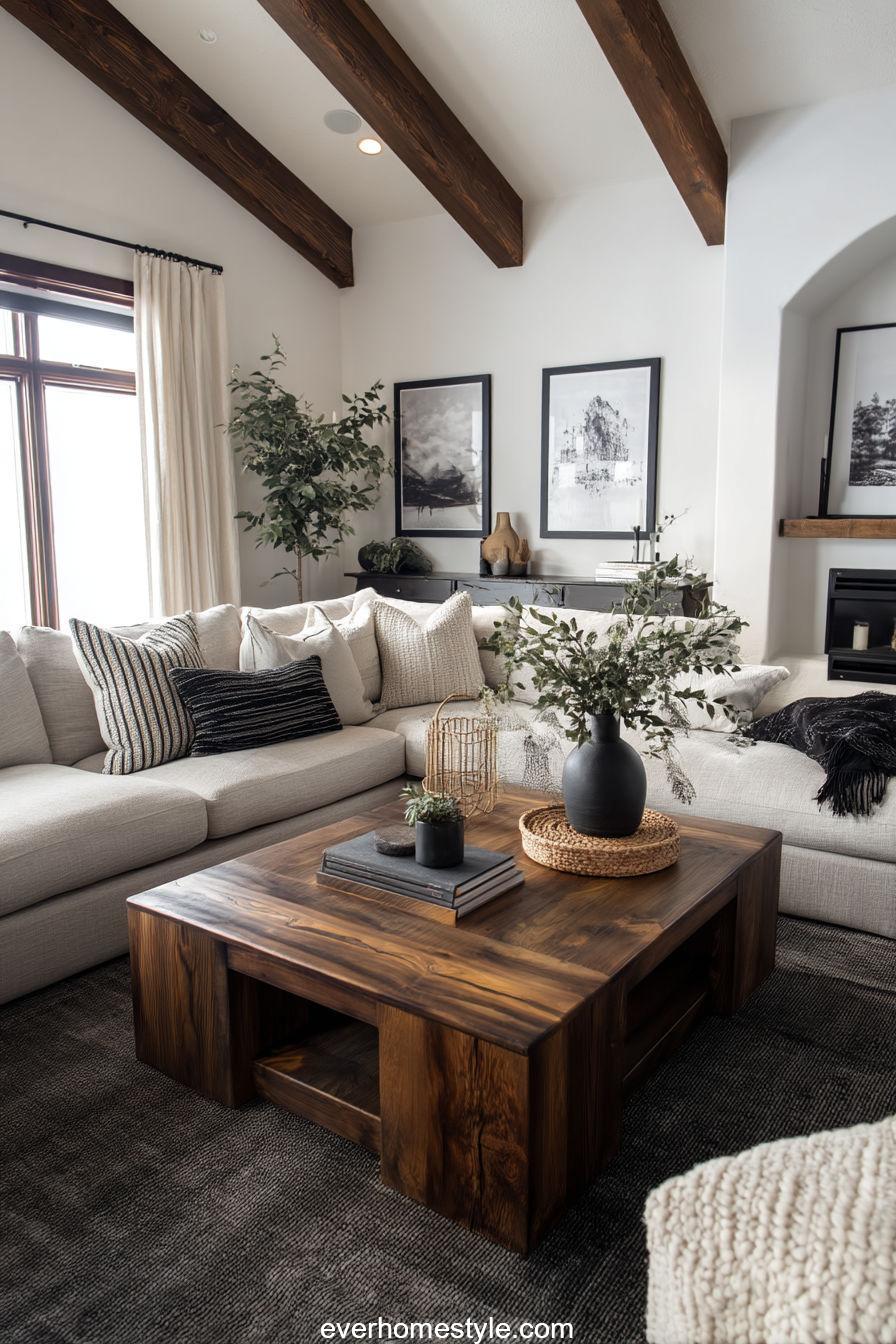 19. Modern-Rustic Harmony