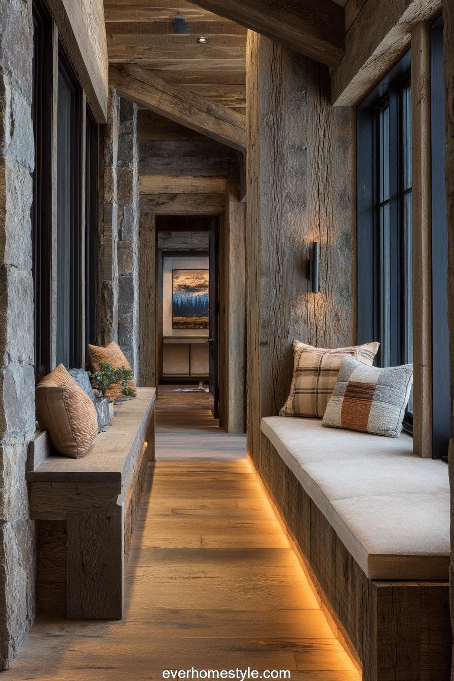 Heated Hallway Bench Space