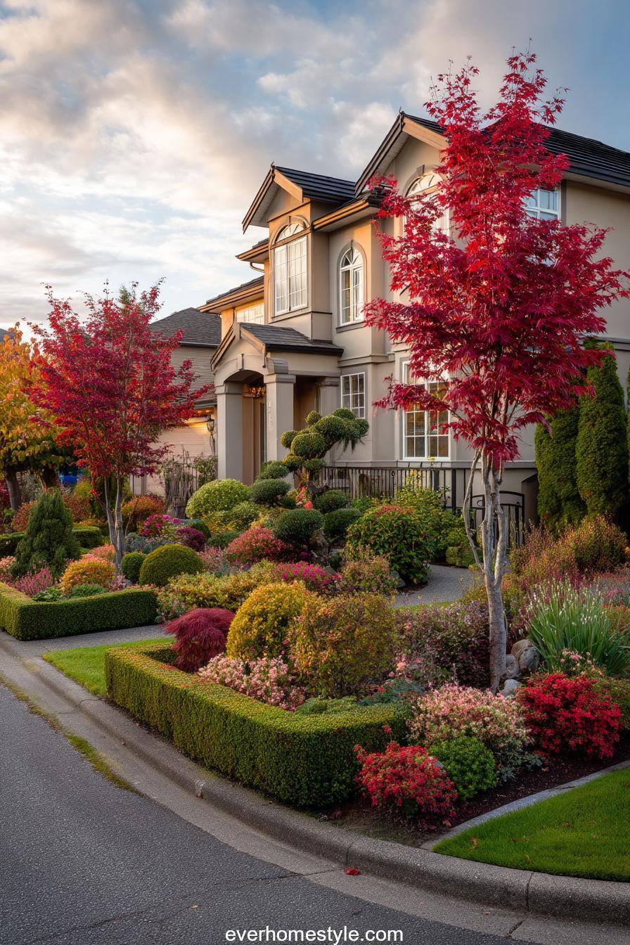 2. Add Ornamental Trees for Structure