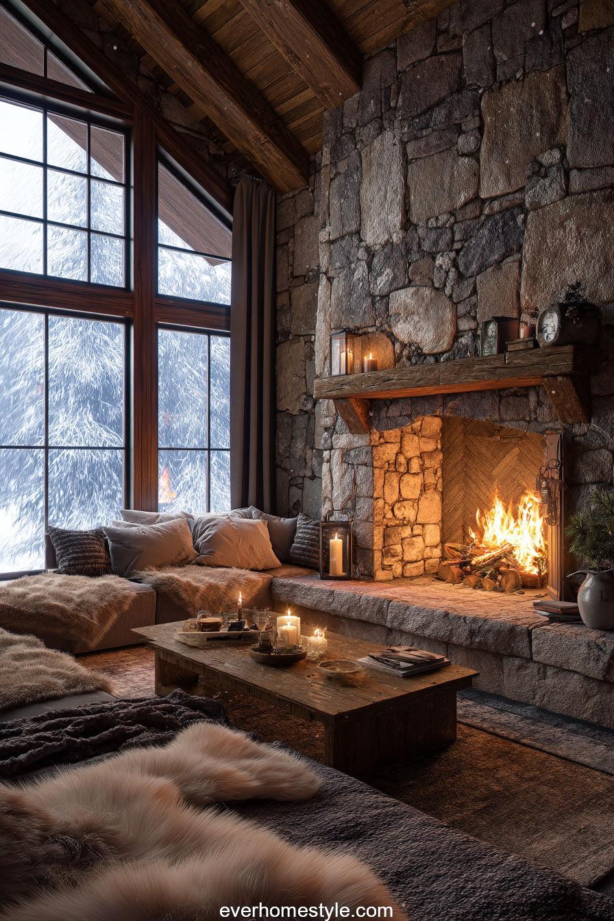 Fireside Living Area