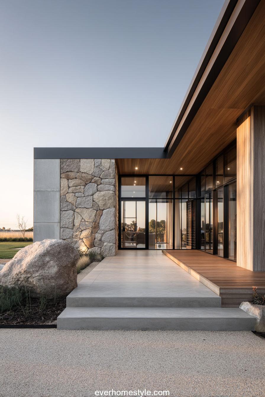 19. Farmhouse with a Modern Twist