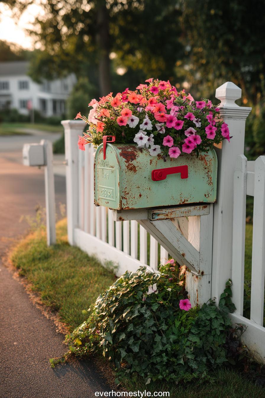 14. Mailbox Planter Idea