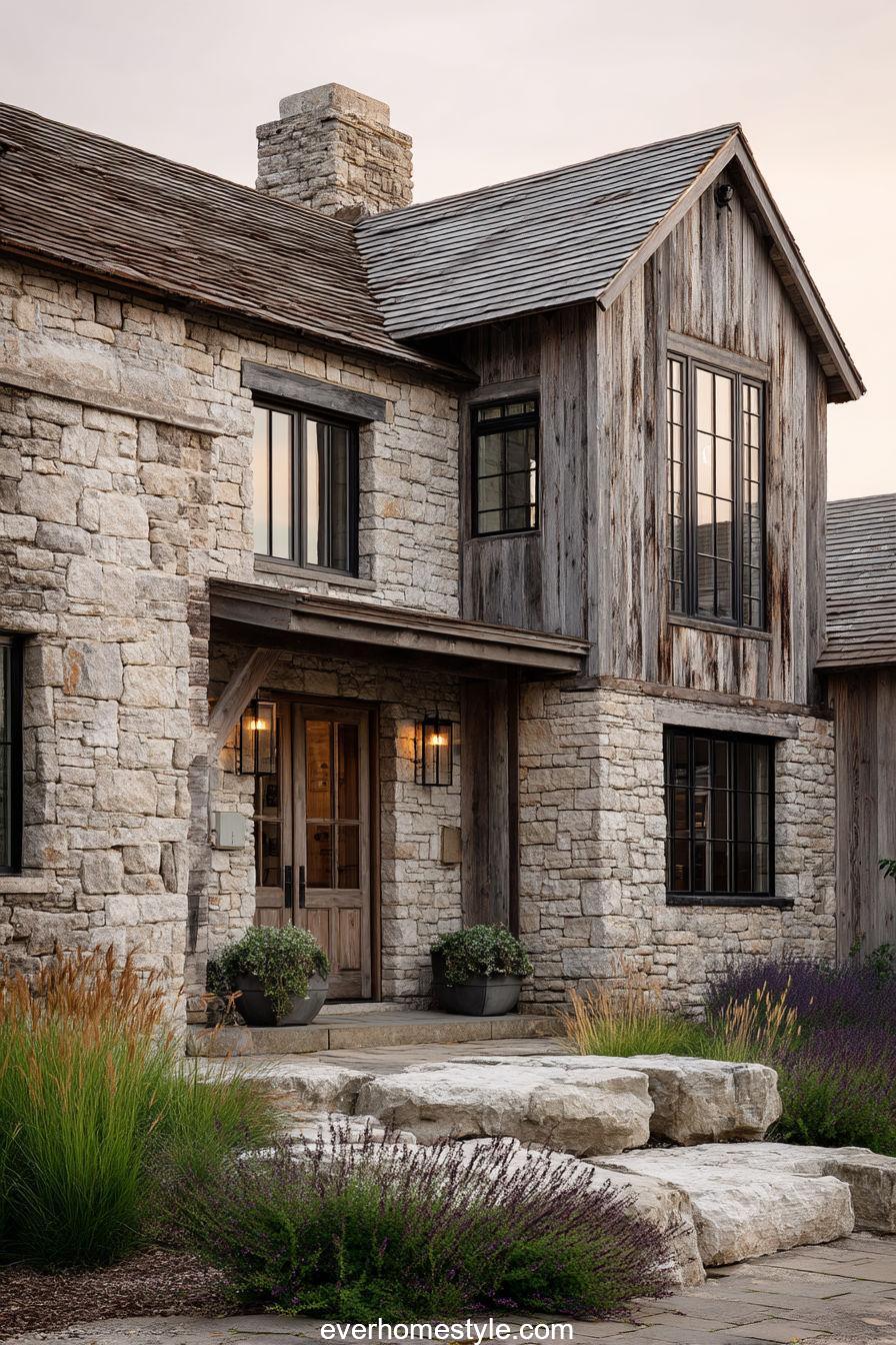 3. Stone and Wood Harmony