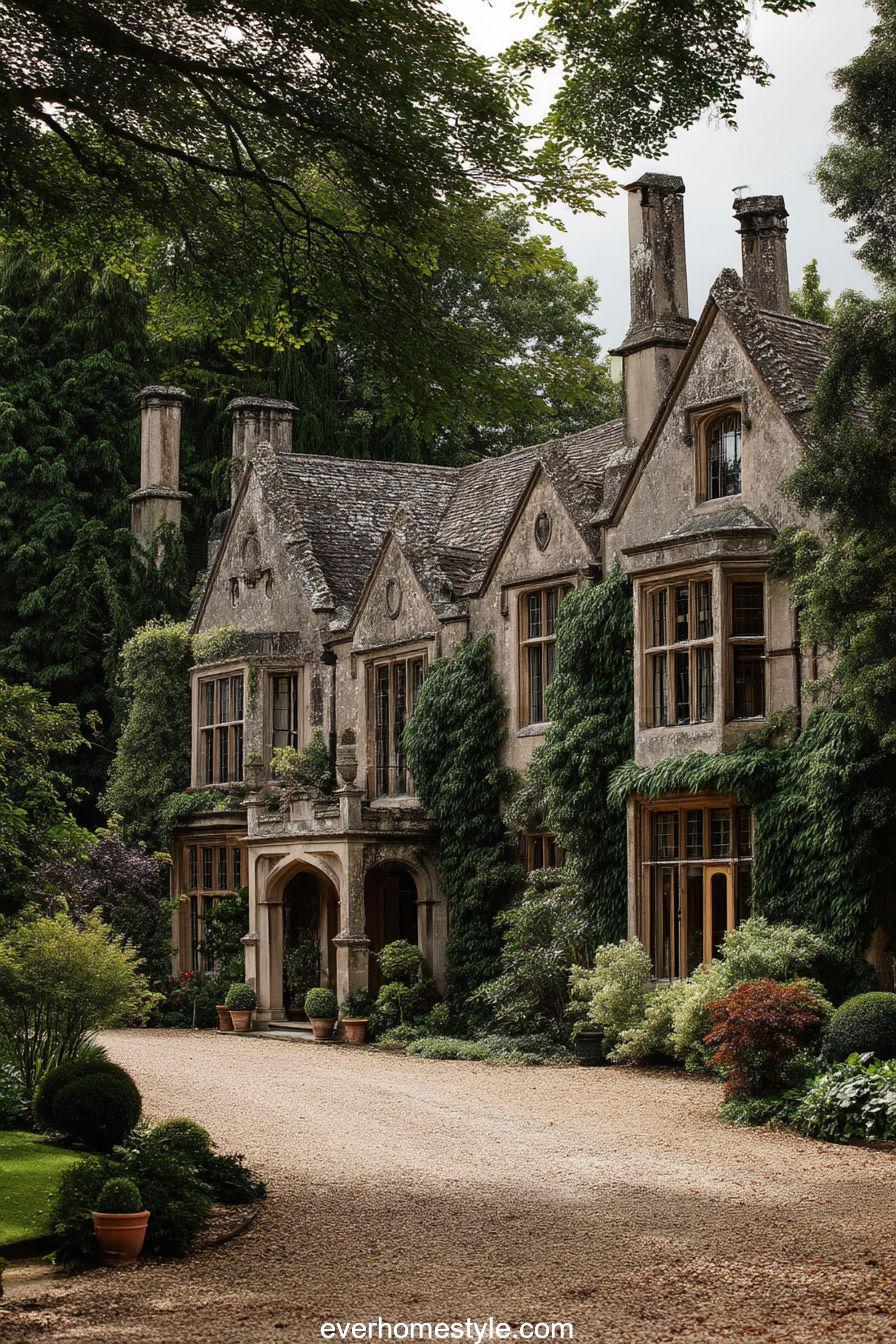 Serene English Countryside Mansion