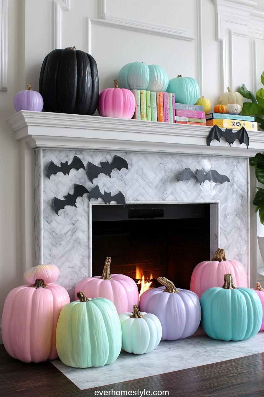 9. Rainbow Pumpkin Paradise
