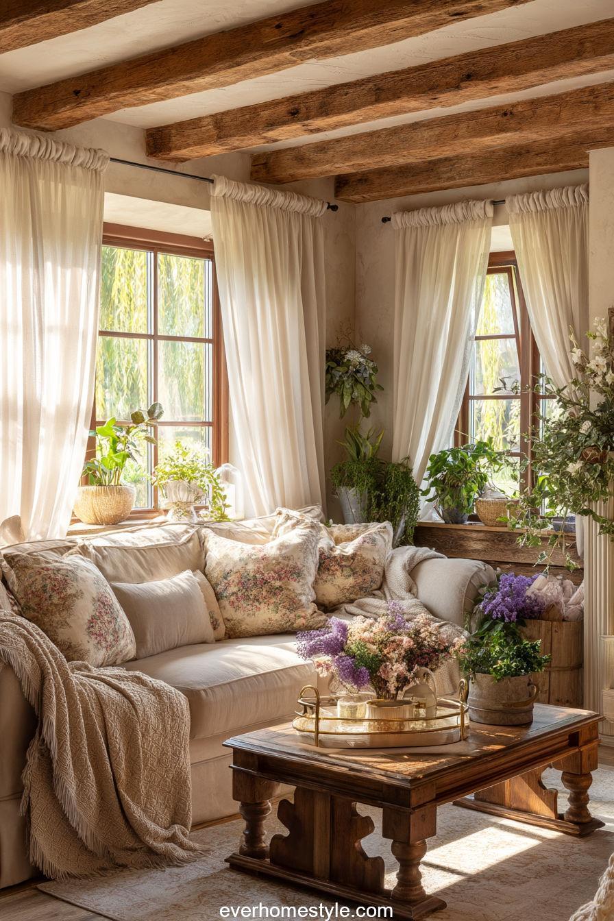 Cottagecore Living Room – A Cozy Escape