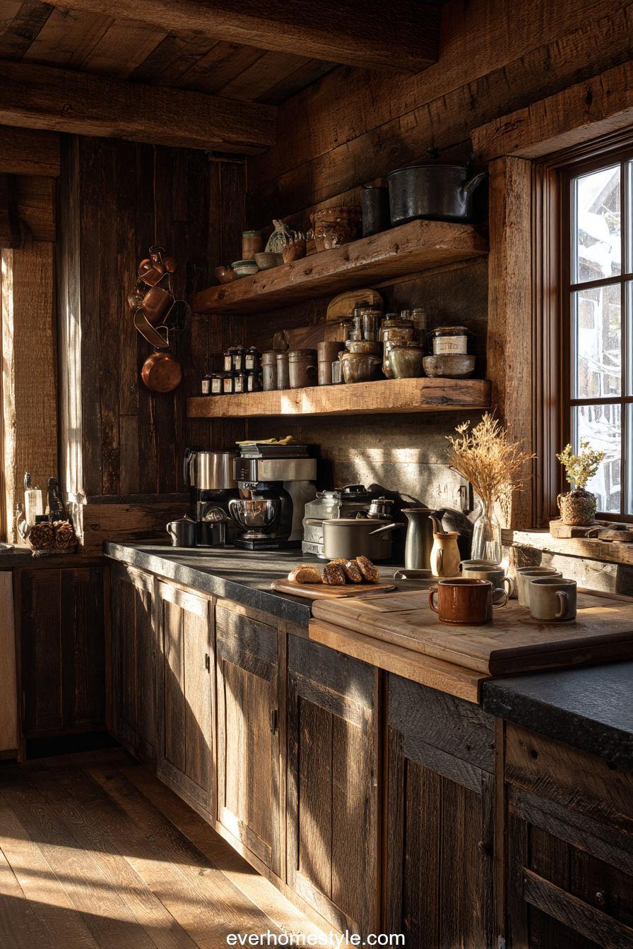Rustic Wood Kitchen