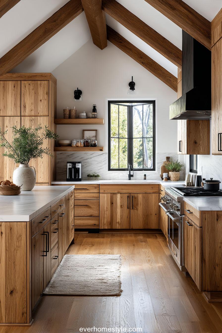 Wooden Warmth and Texture