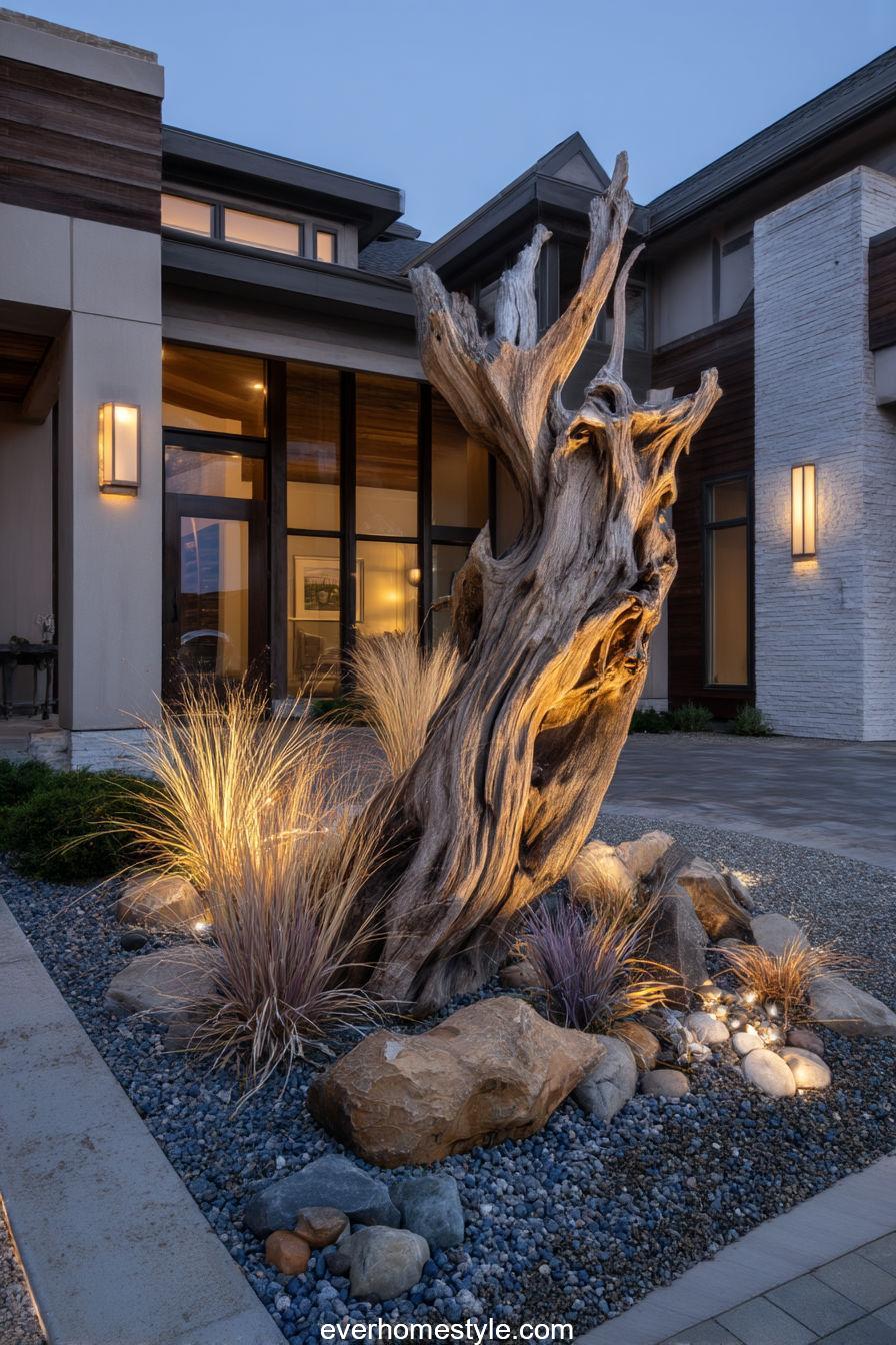 13. Showcase Driftwood and Natural Art