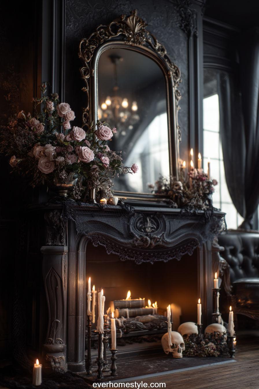 Moonlit Gothic Hearth