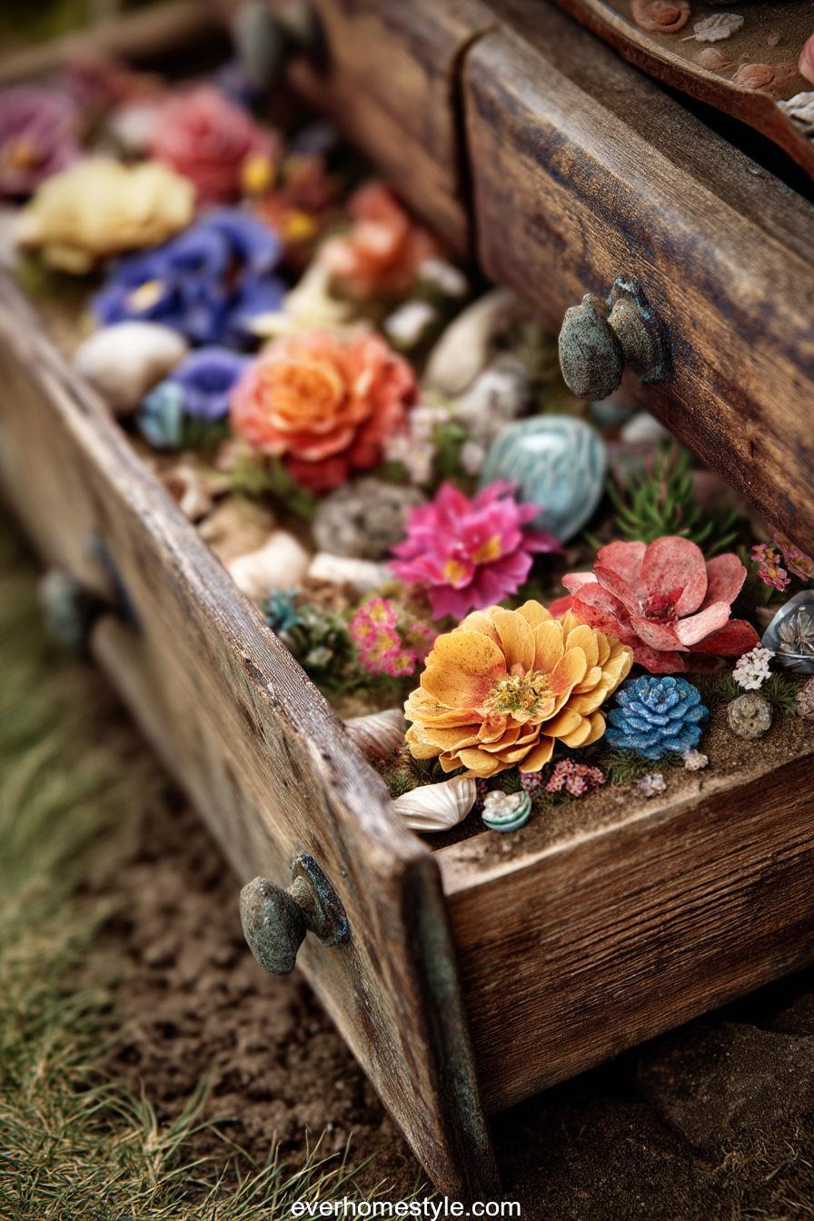 13. Drawer Box Flower Bed