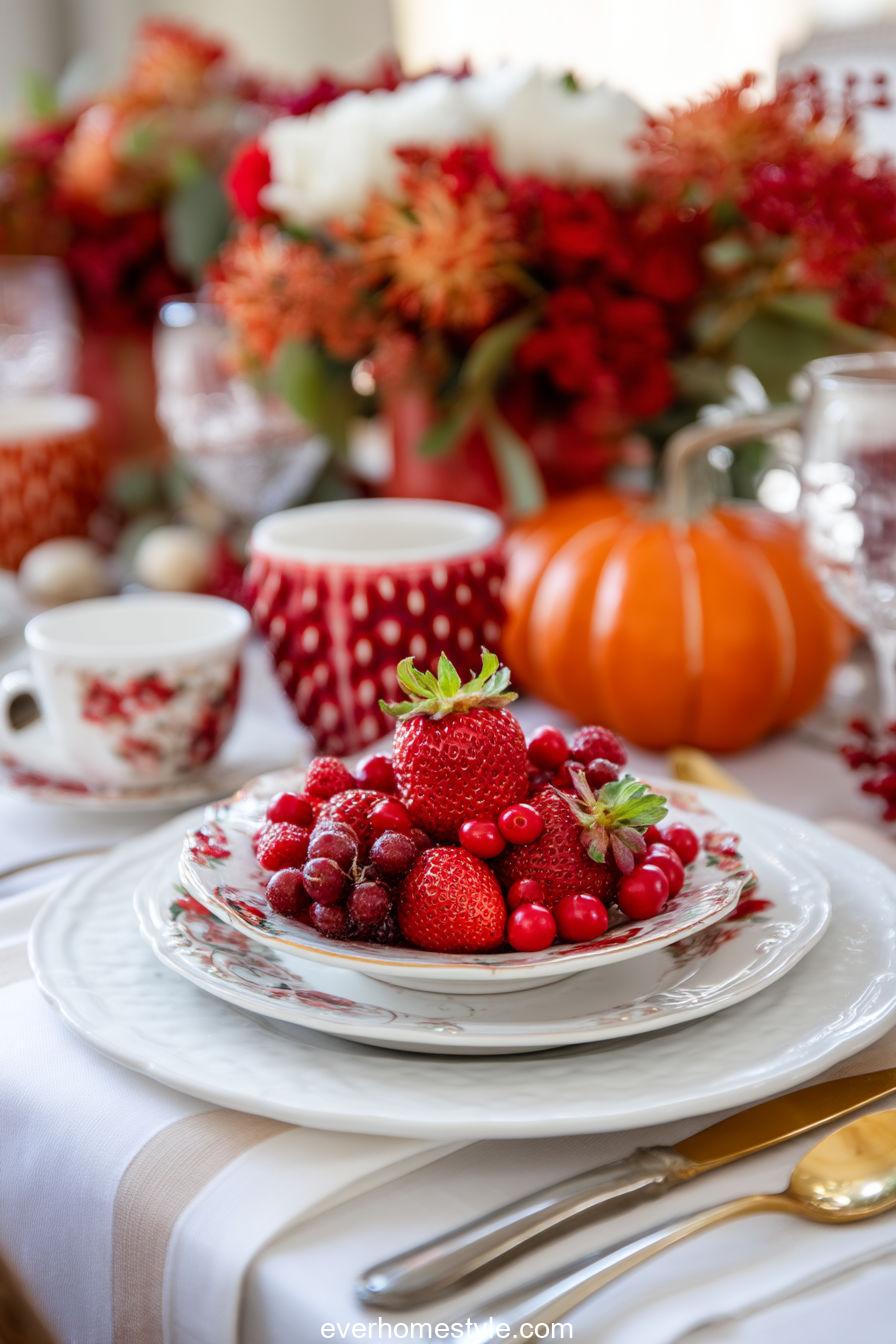 Vibrant Berry Accents