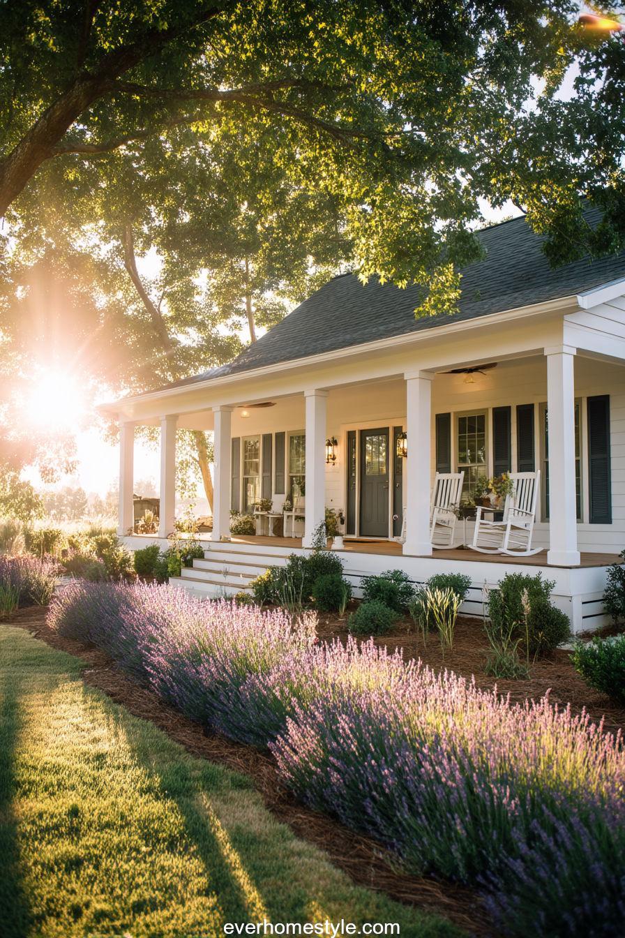 Sunlit Porch Farmhouse
