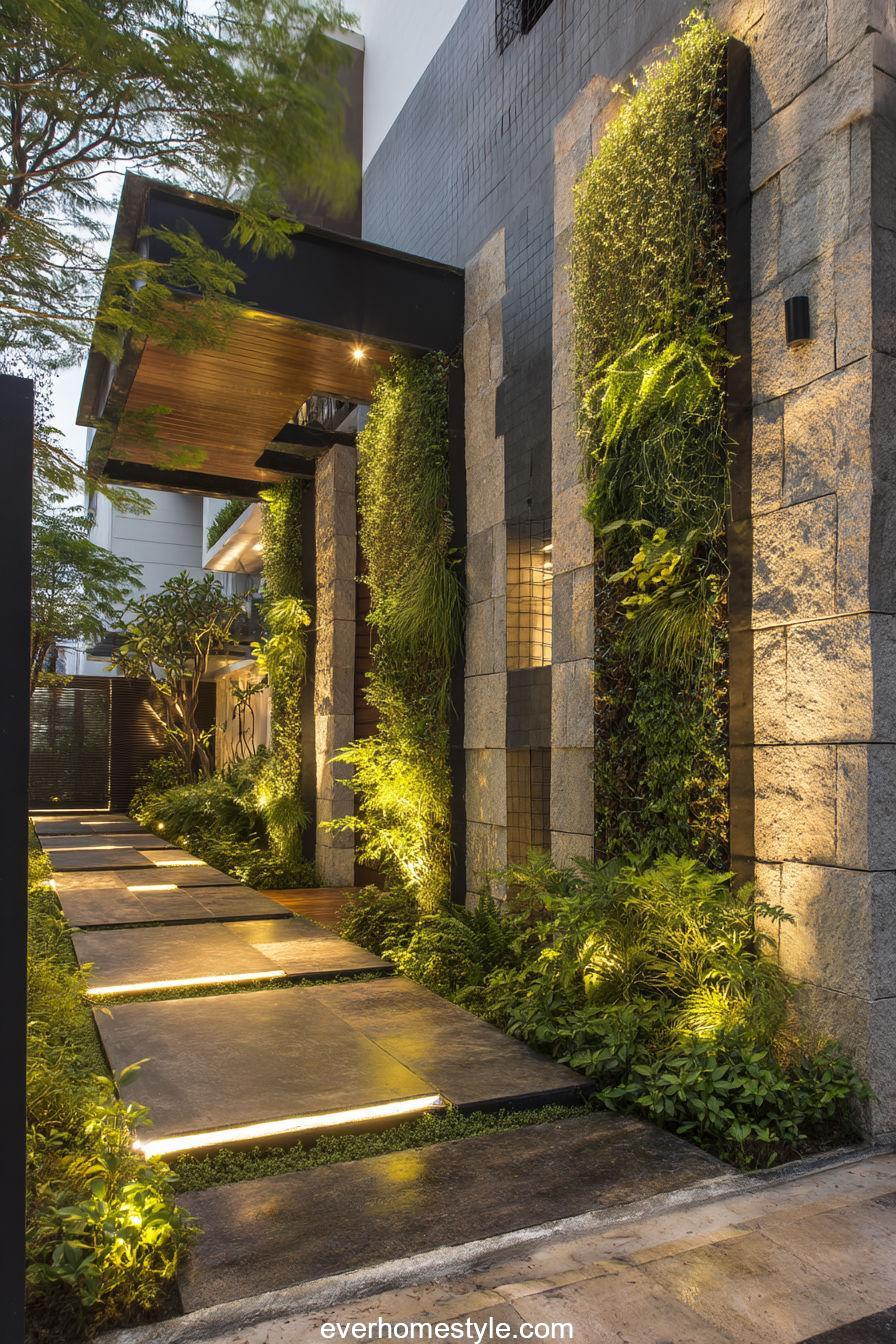 19. Compact Vertical Green Landscape