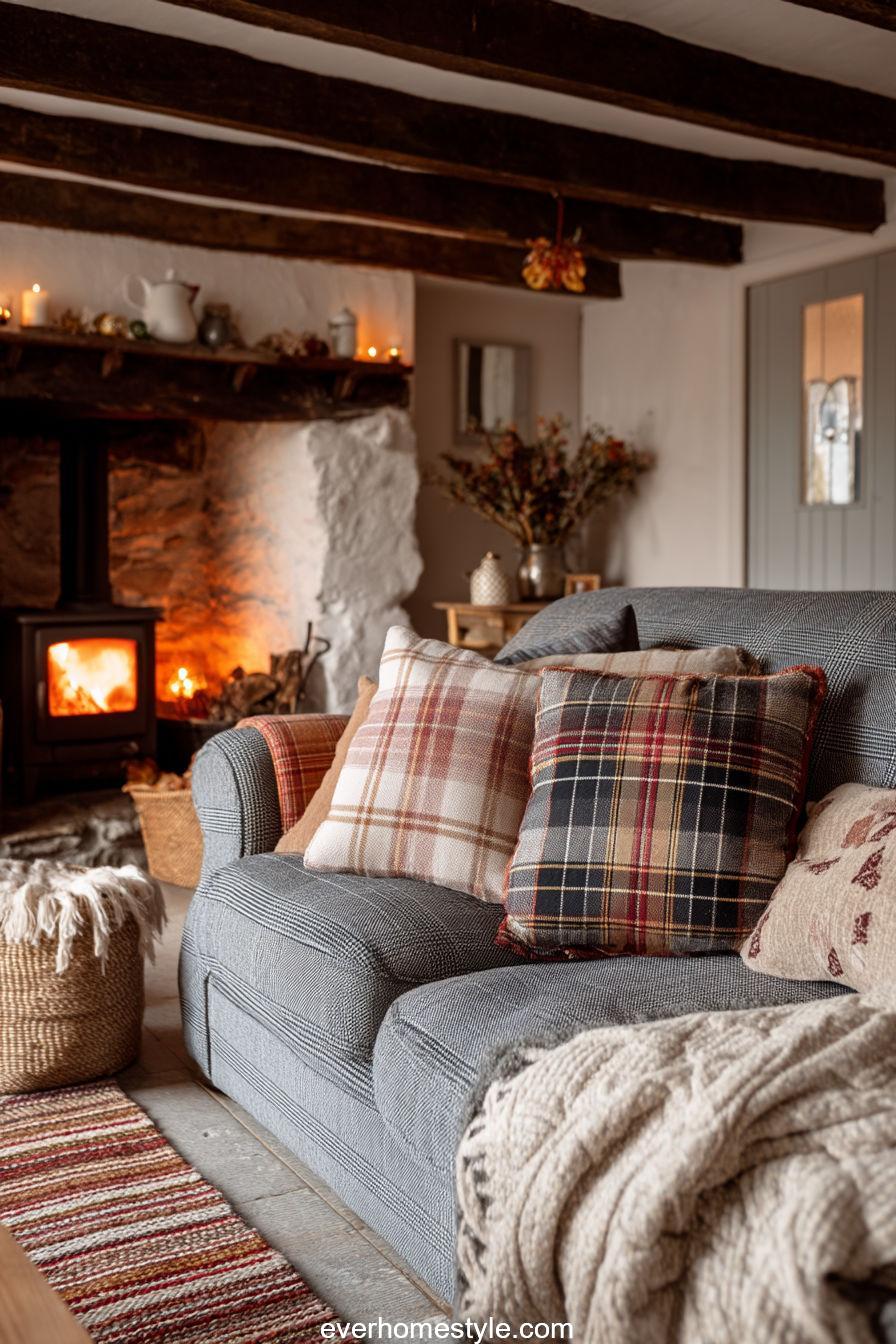 23. Tartan Cushions