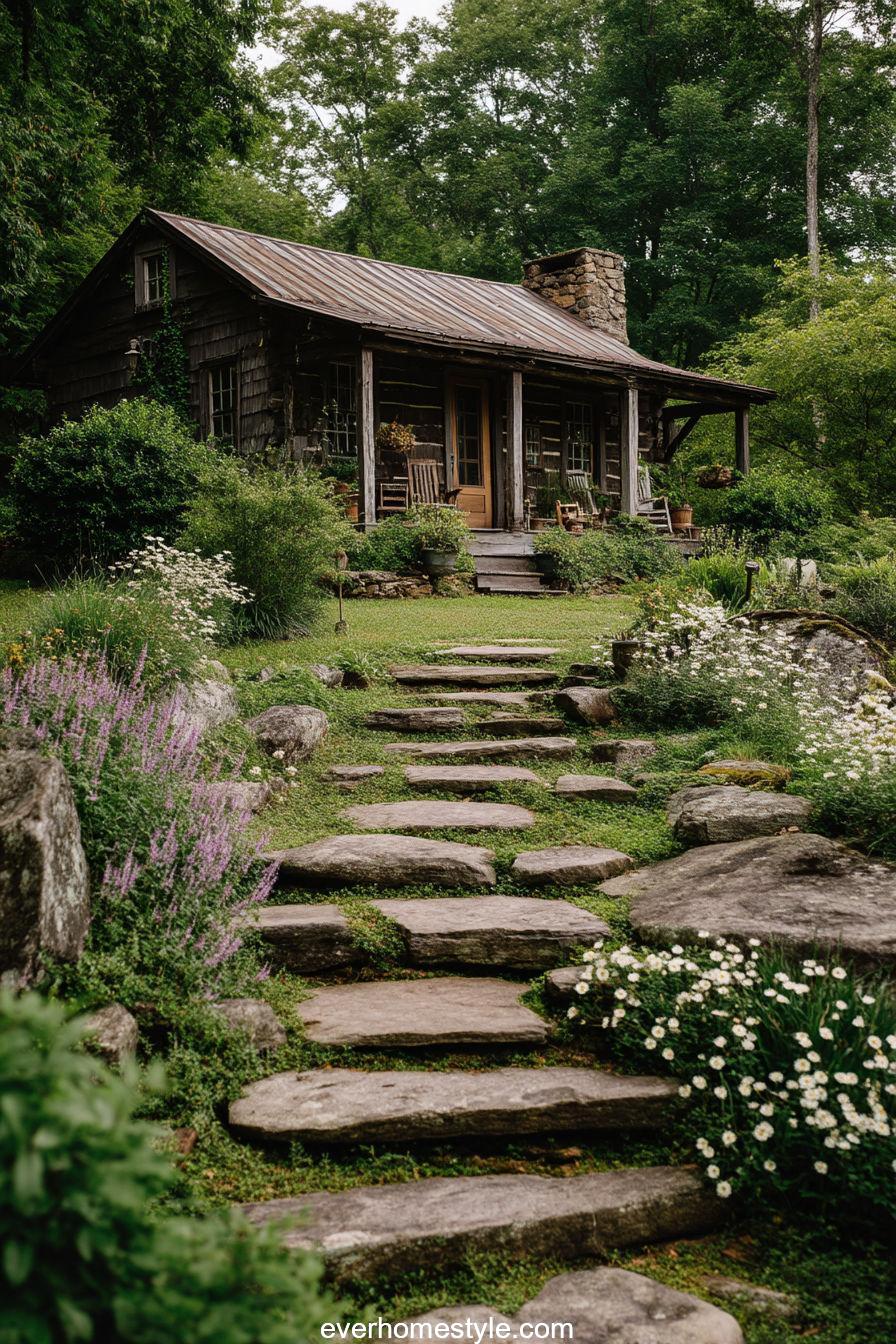 5. Rustic Farmhouse Garden Entrance