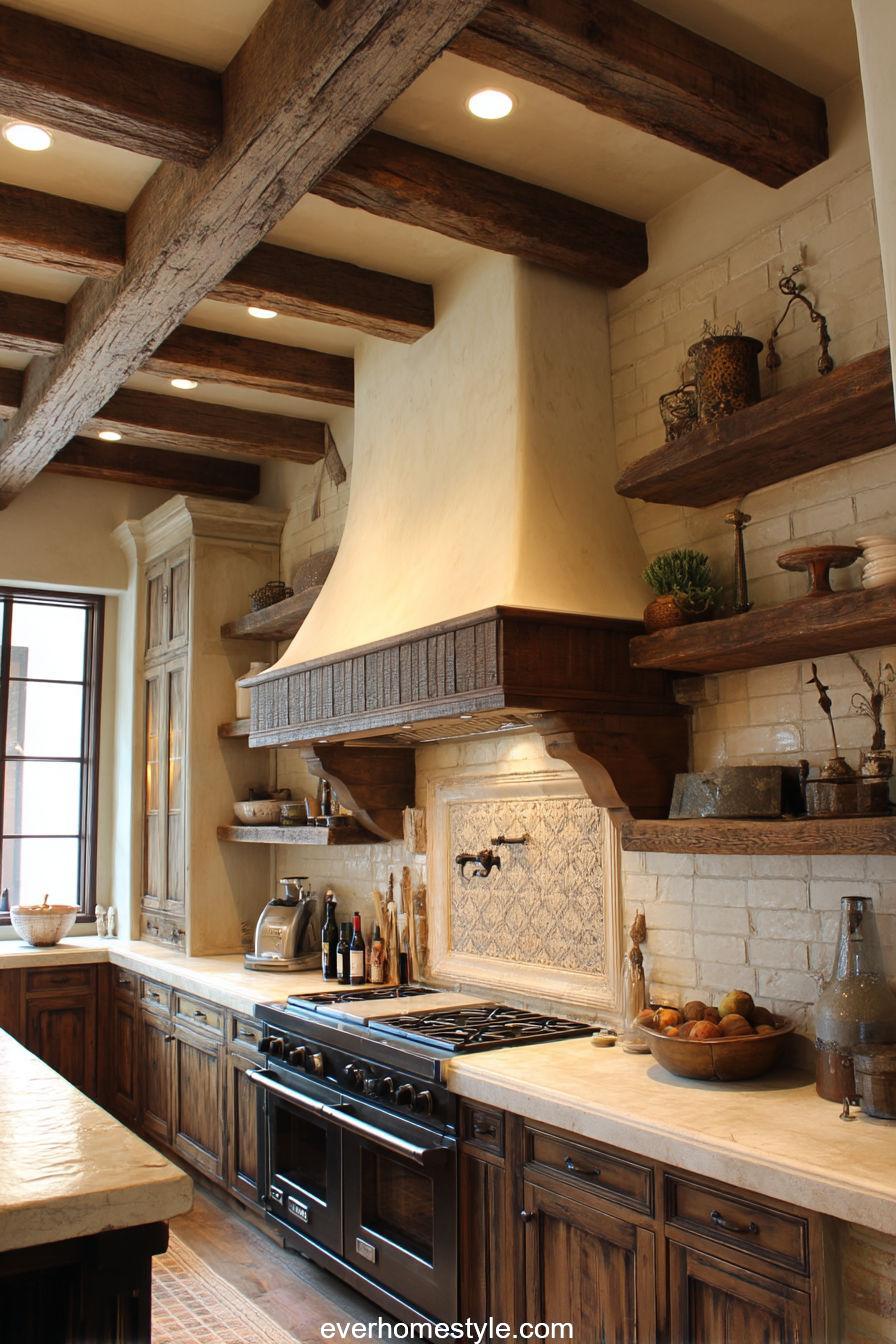 11. European Farmhouse Range Hood