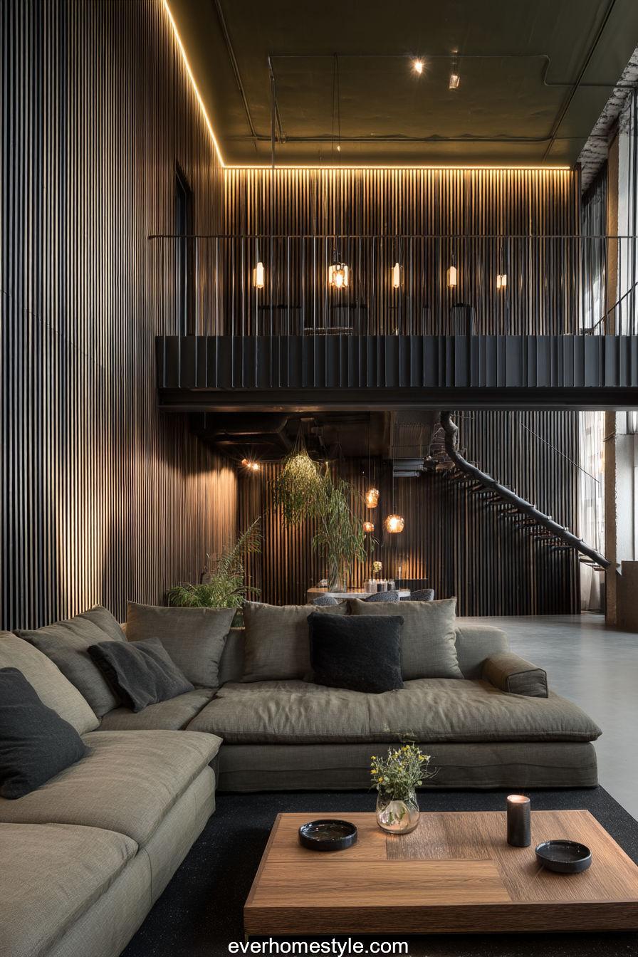 Earth Tone Living Room Idea 19