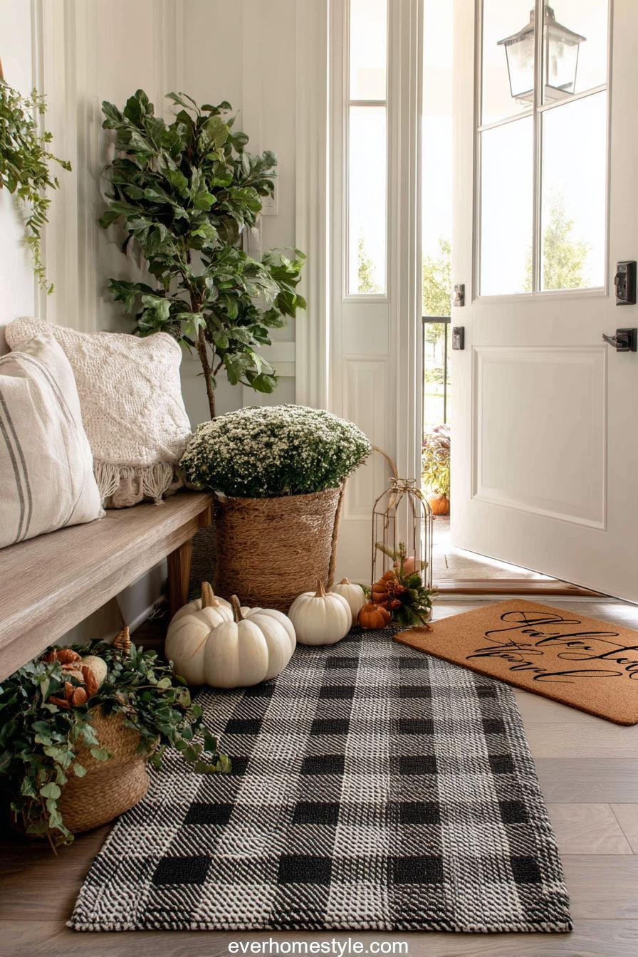 Layered Rug and Doormat Styling