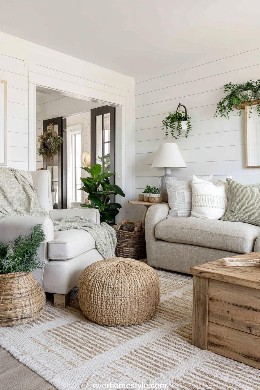Shiplap Wall Serenity