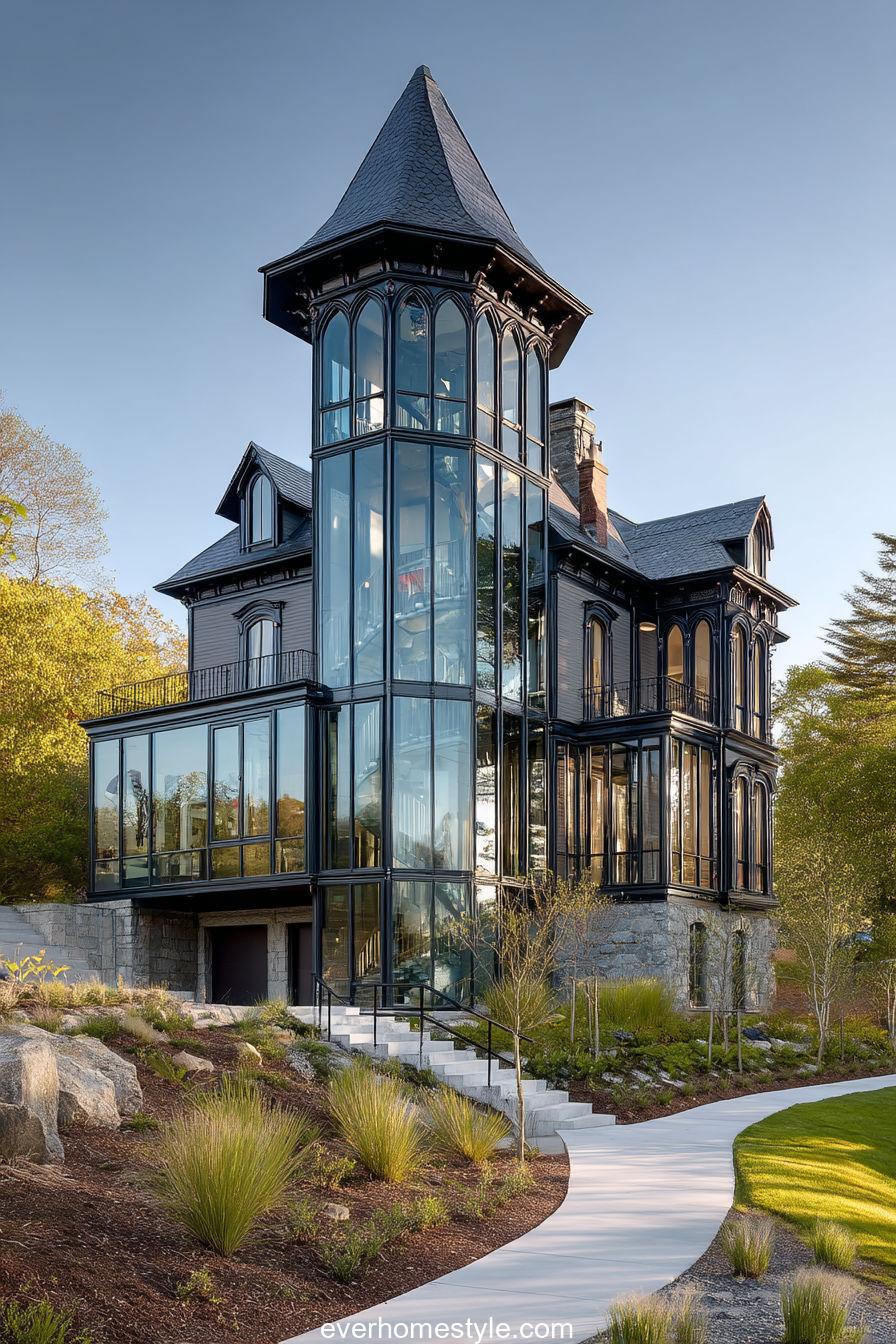 Futuristic Victorian Residence