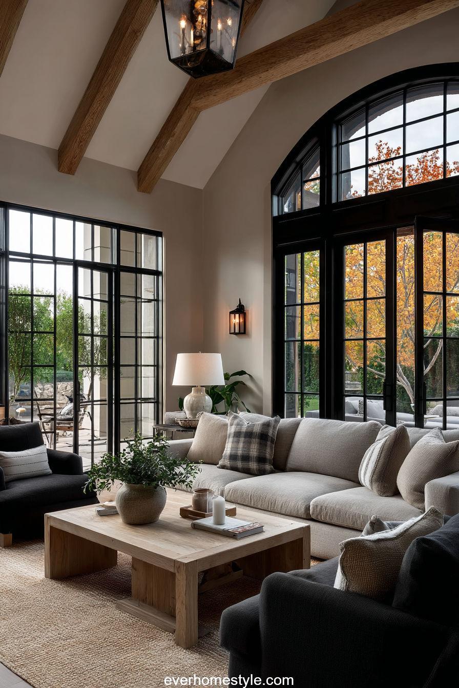 Earth Tone Living Room Idea 5