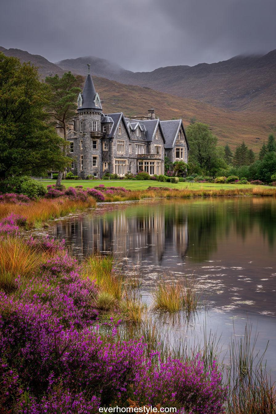 Solitary Highland Stone Manor