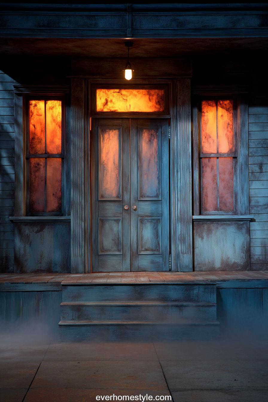 8. Haunted House Door