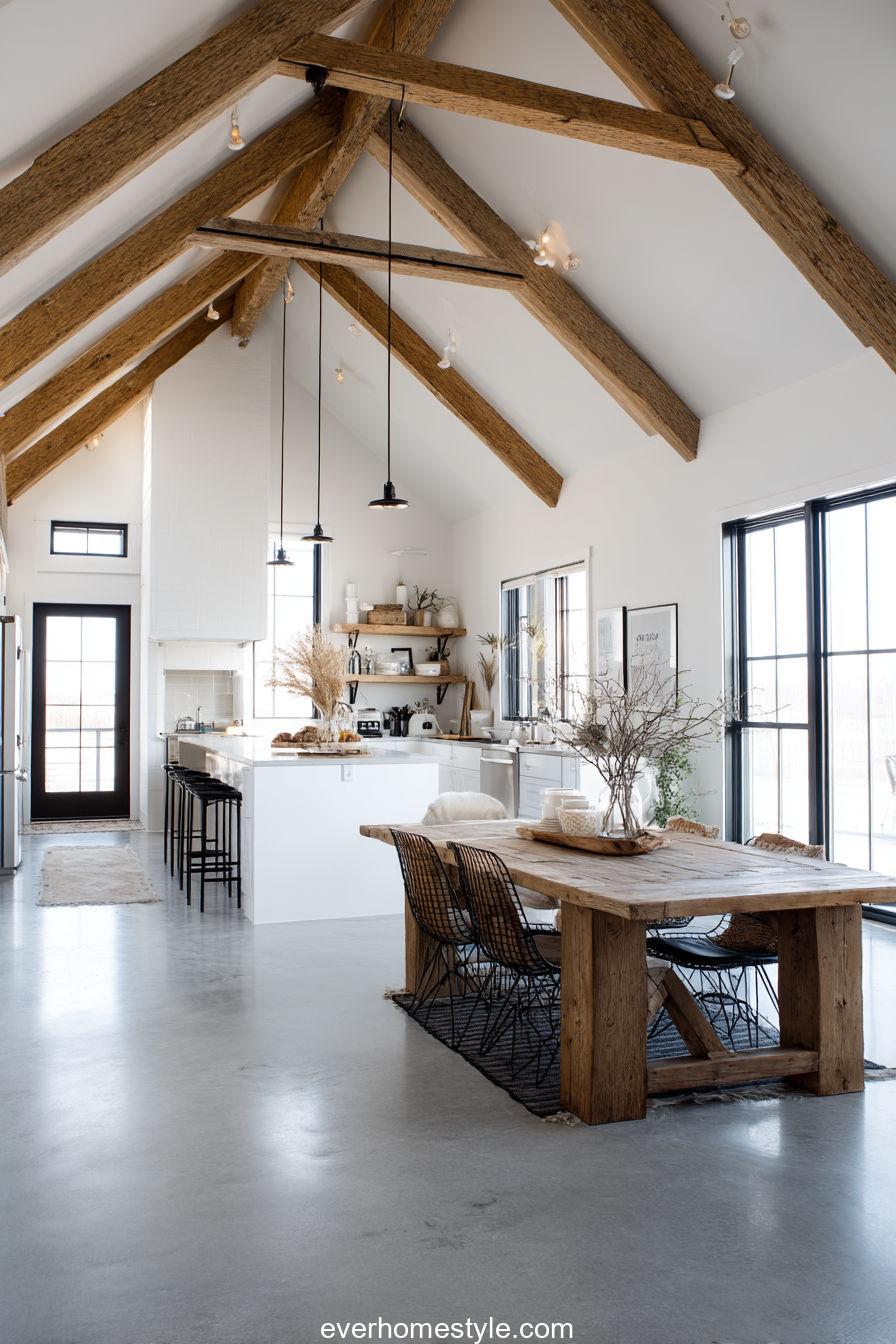 Barndominium Kitchen Grandeur