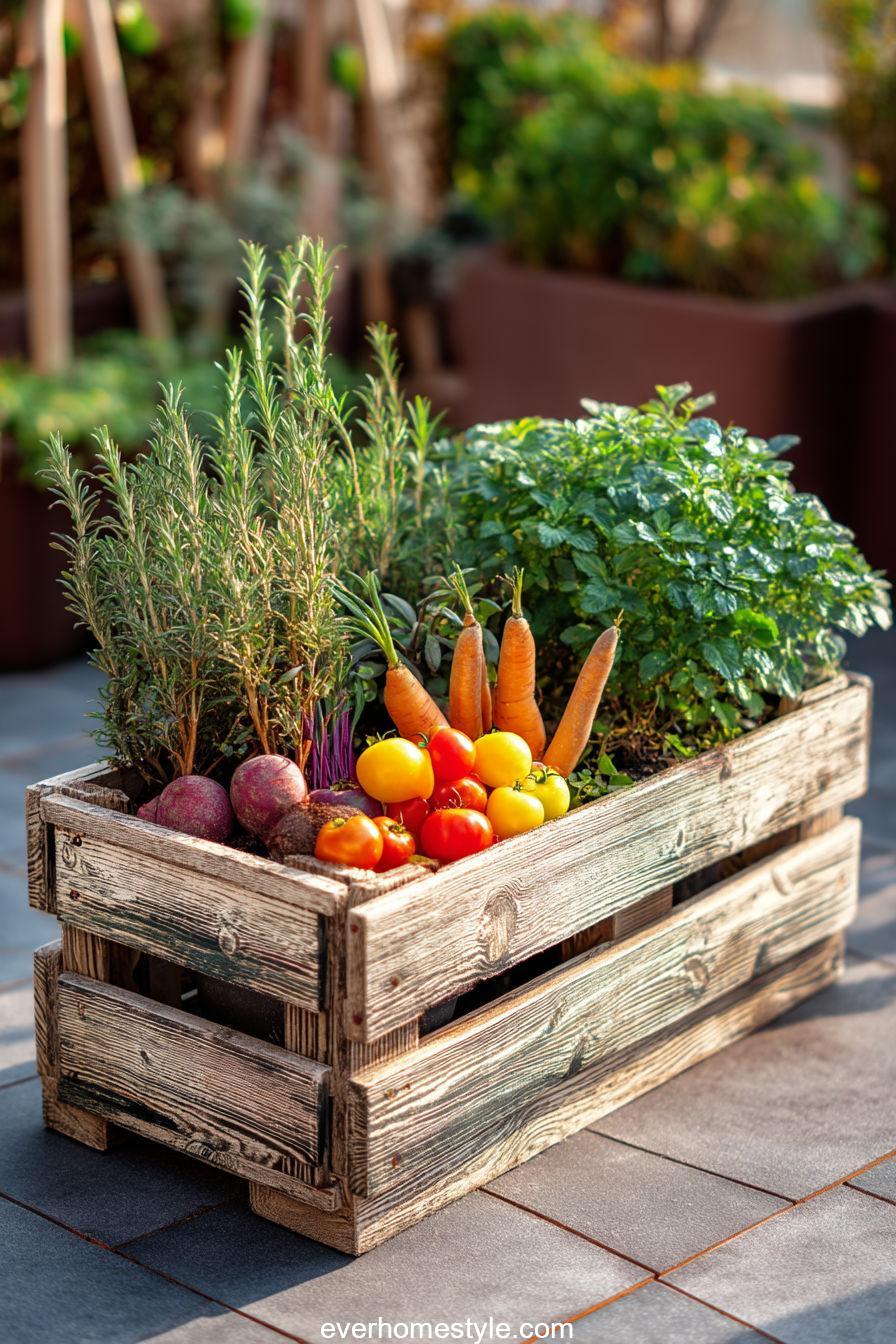 Pallet Planter Box