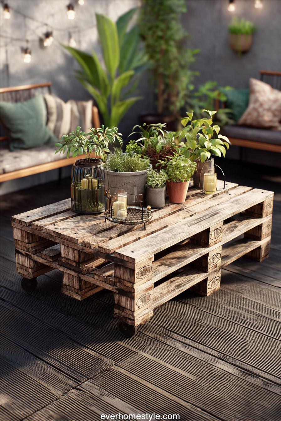 Pallet Garden Table