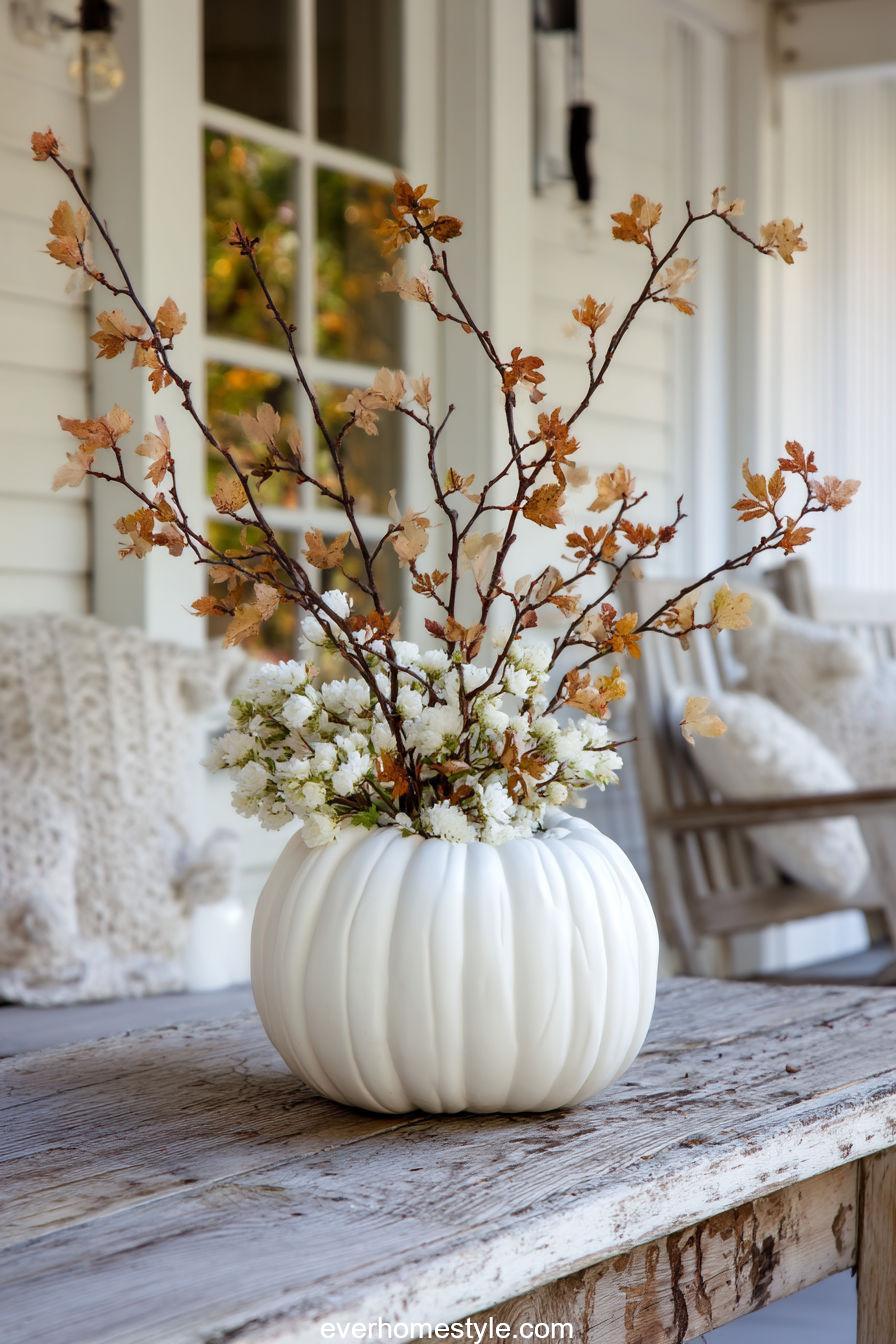 Pumpkin Vase Centerpiece