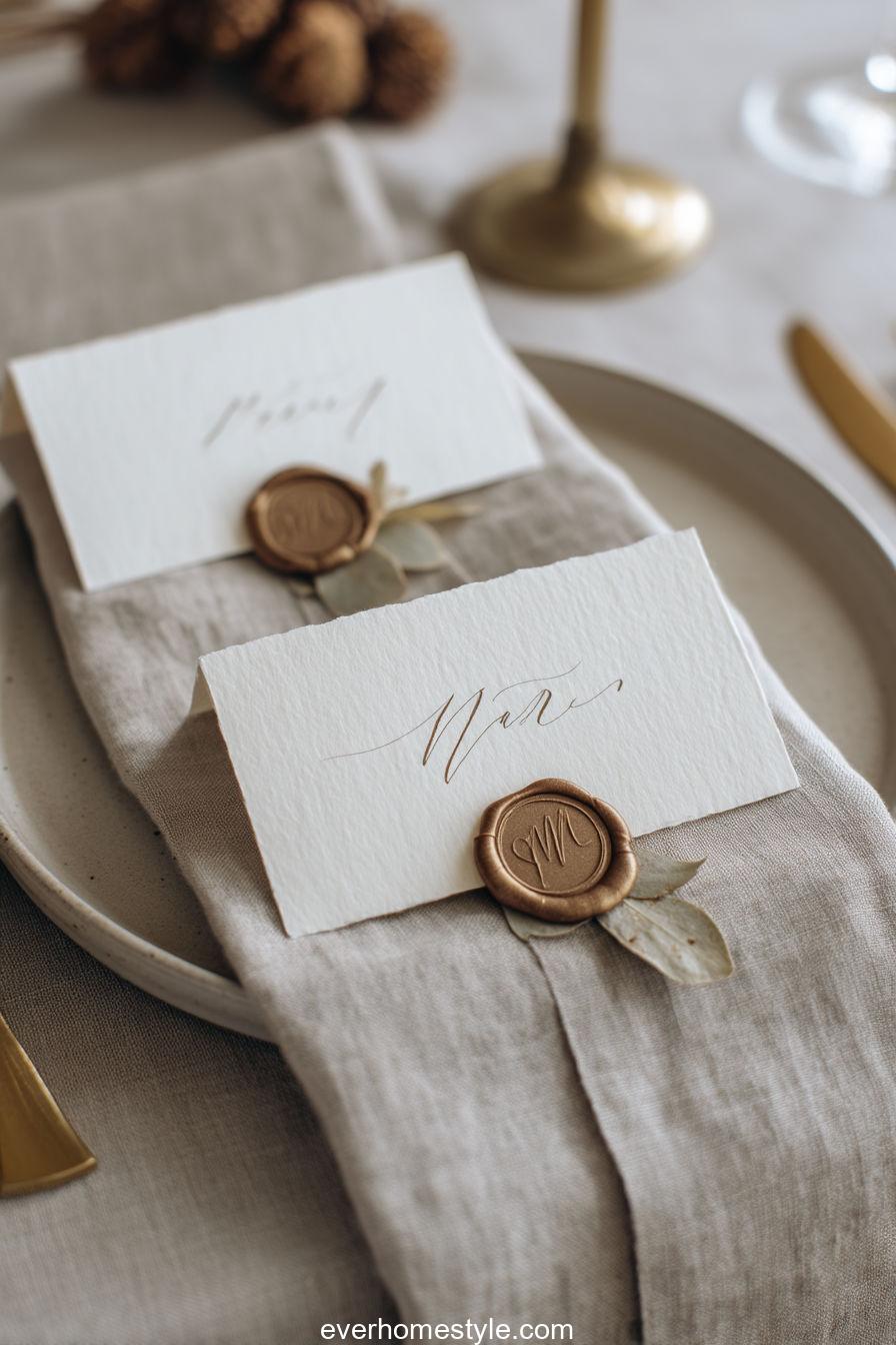 Interactive Thanksgiving Place Cards