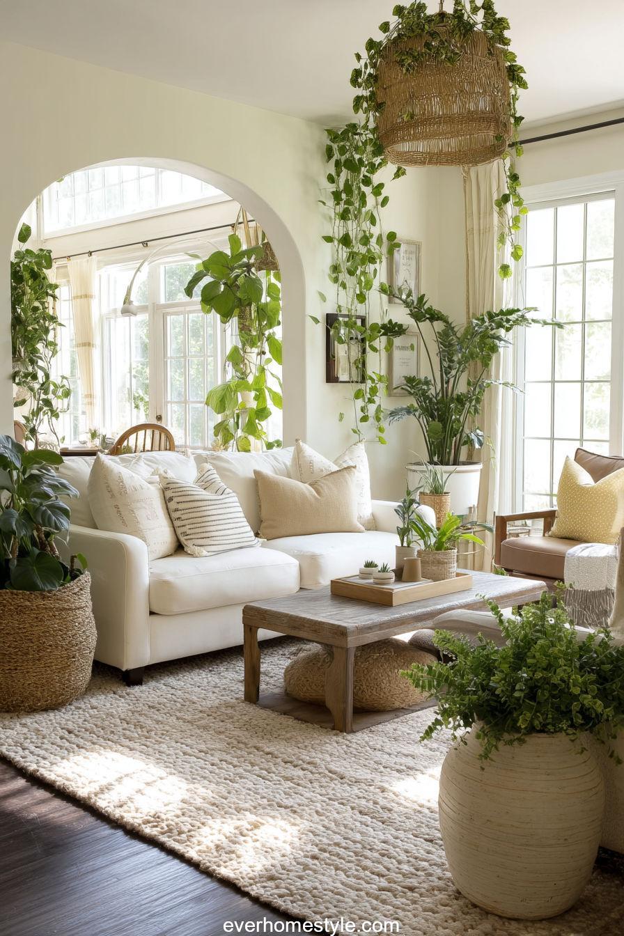 Earthy Greenery Touch