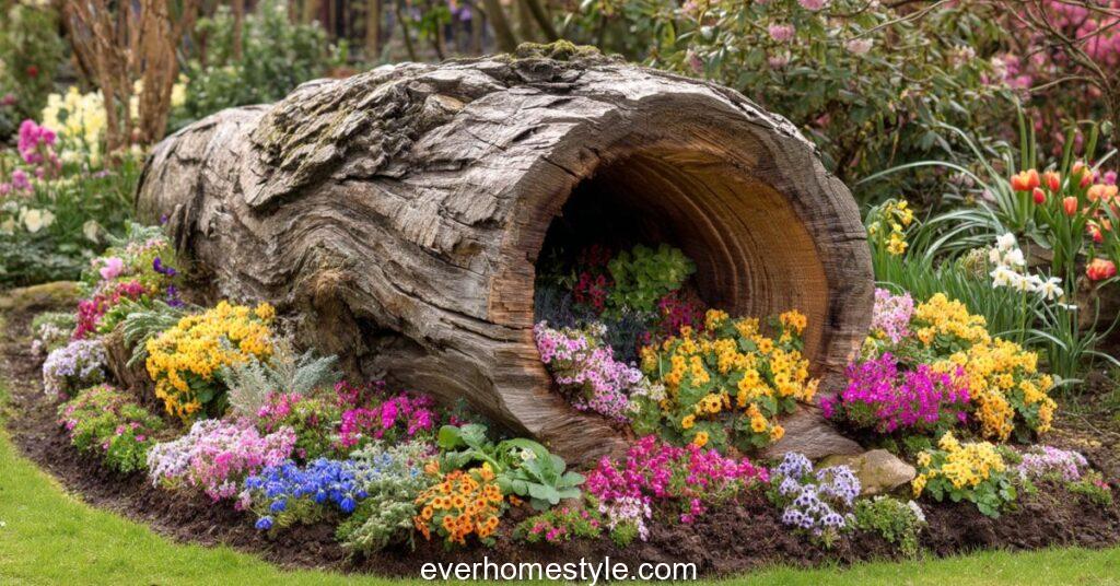 Log Ideas for Garden