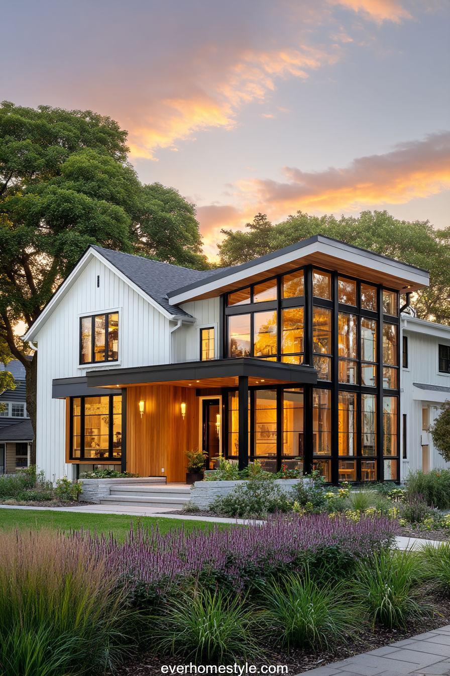 Industrial Charm: Steel and Timber