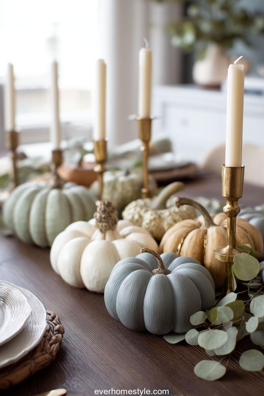 Modern Thanksgiving Centerpiece