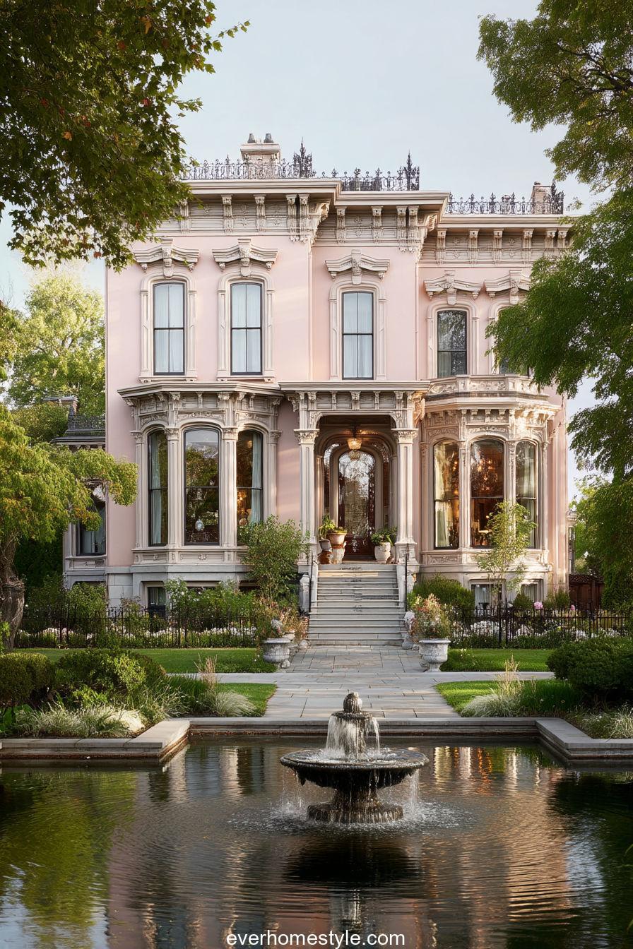 Modern Victorian Mansion with Smart Glass Walls