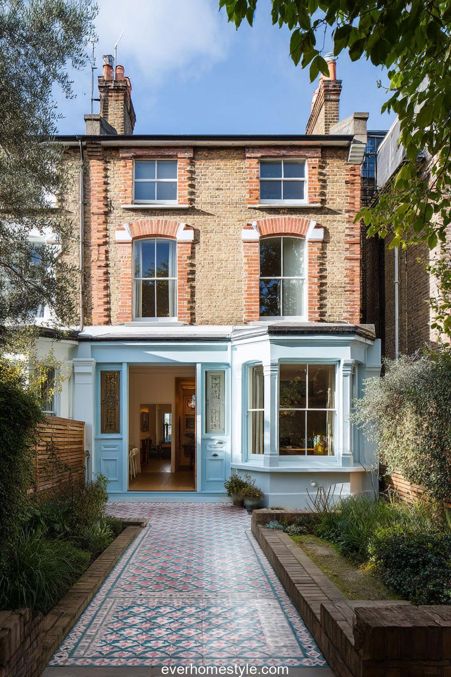 Modern Victorian with Terracotta Bricks