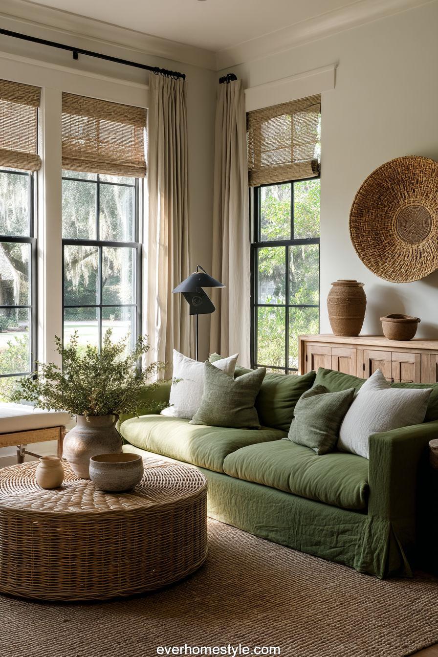 Layered Curtains & Light