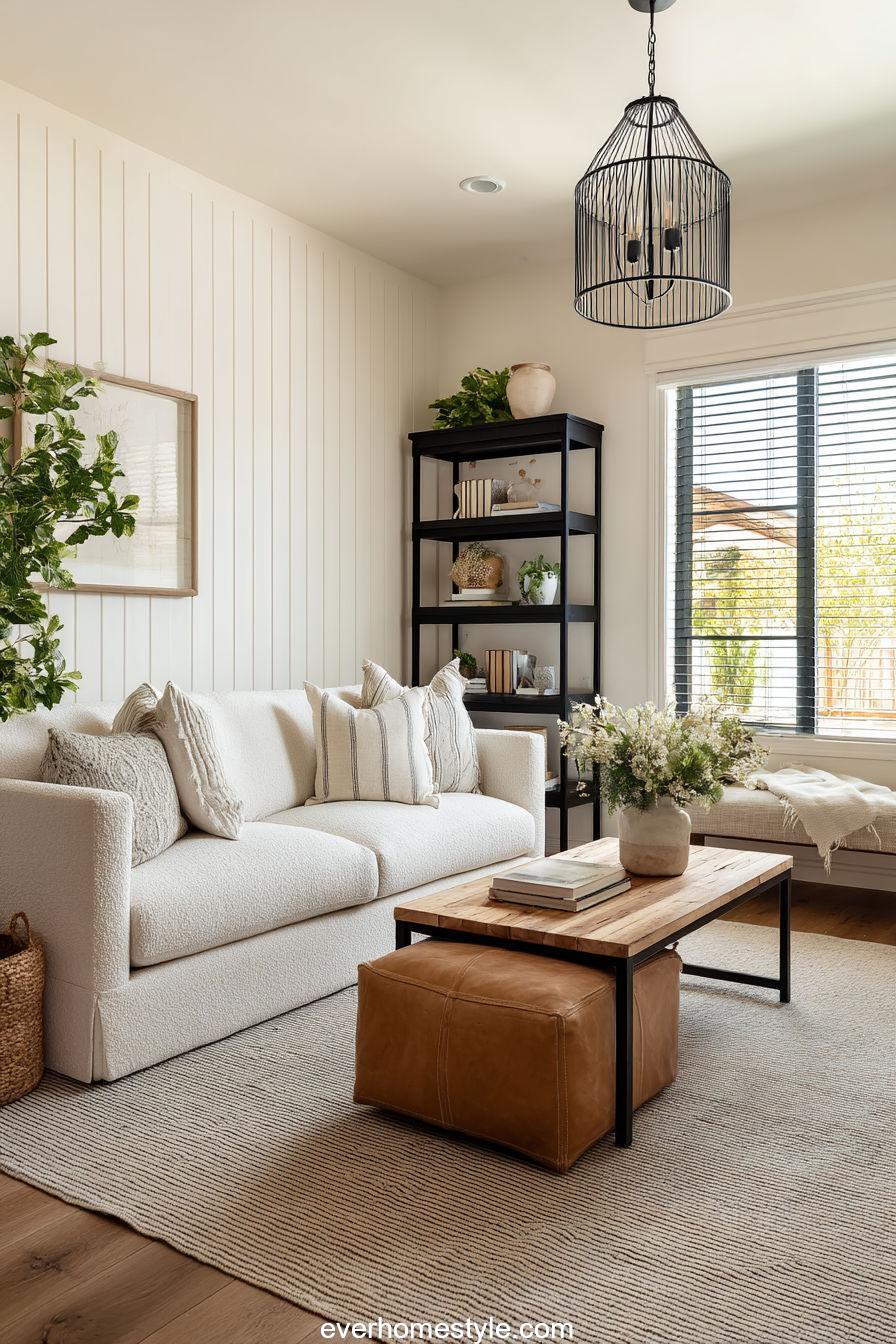 Rustic–Industrial Blend