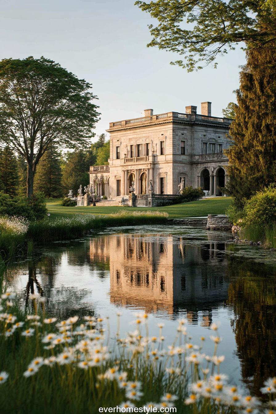 Idyllic Hilltop Neoclassical Mansion