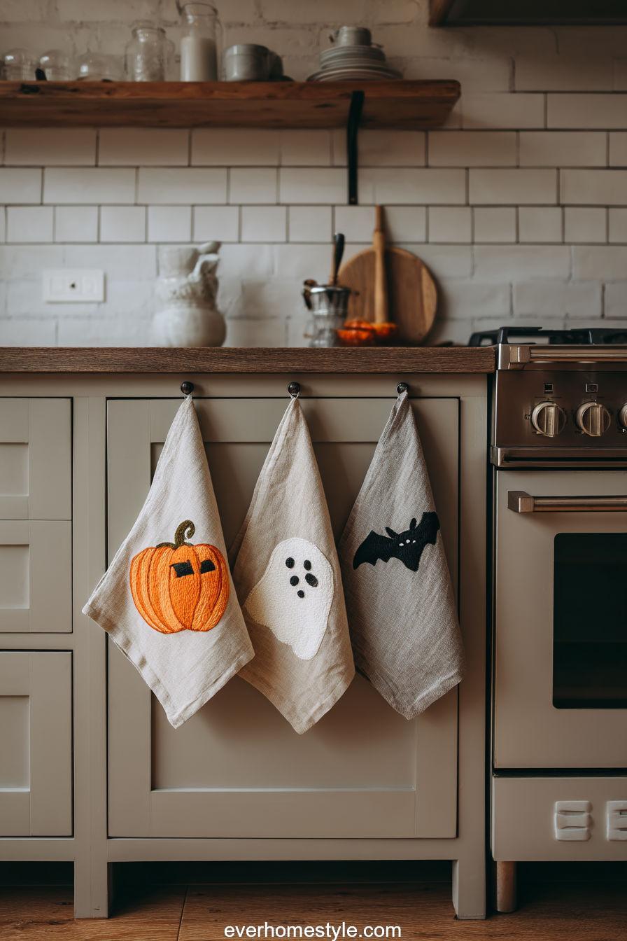Festive Halloween Towels