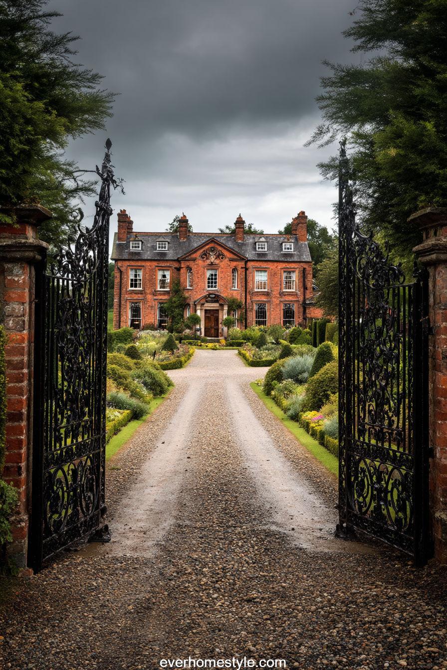 Quintessential Georgian Gates Mansion