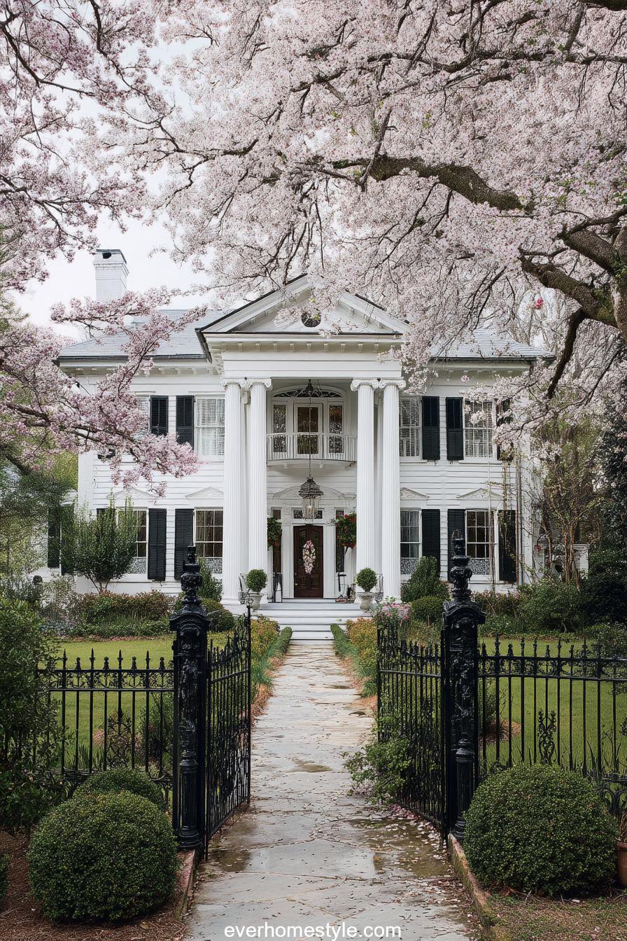 Southern Mansion with Classic Columns