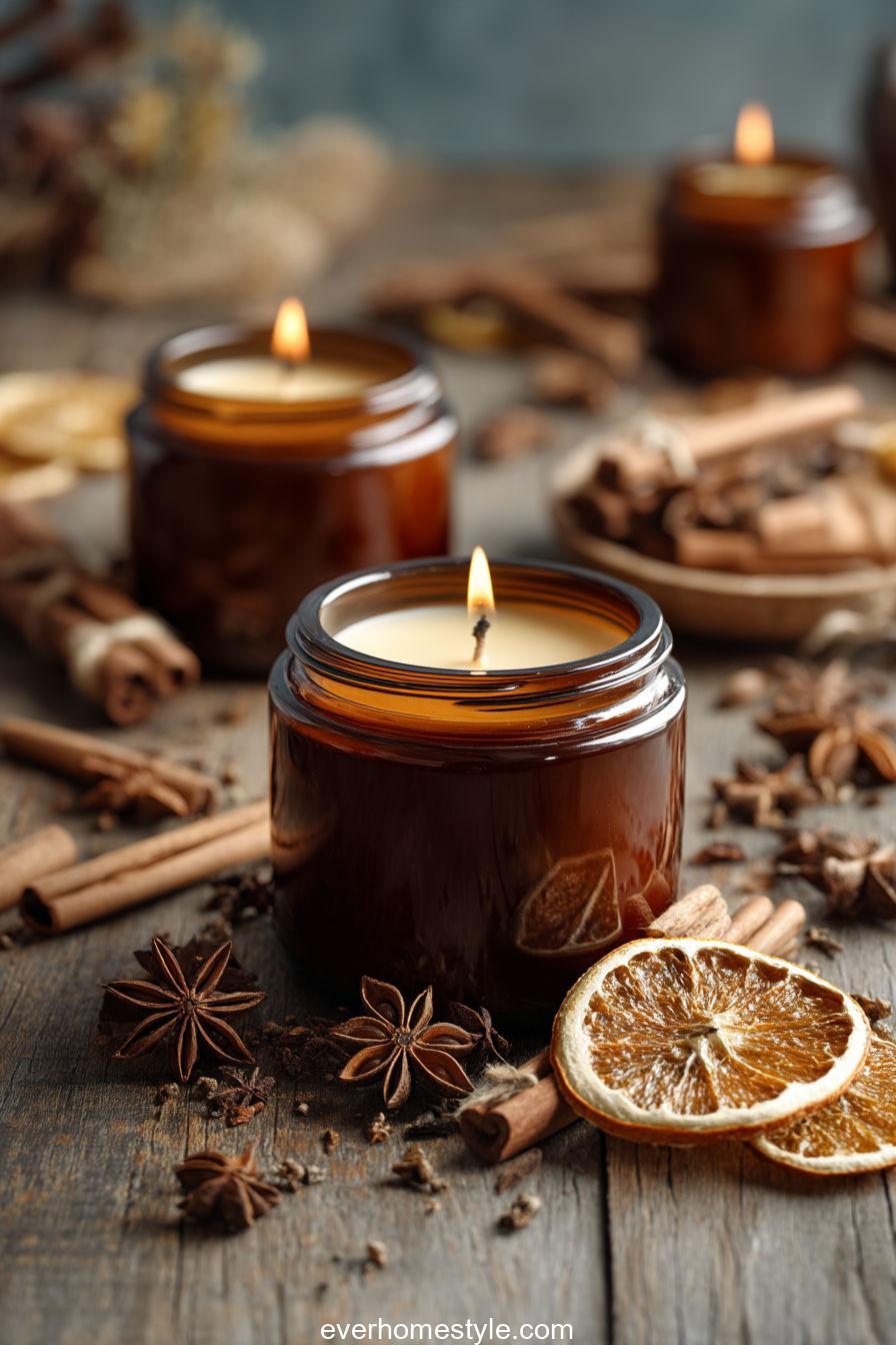 Soy Candle Craft Scene