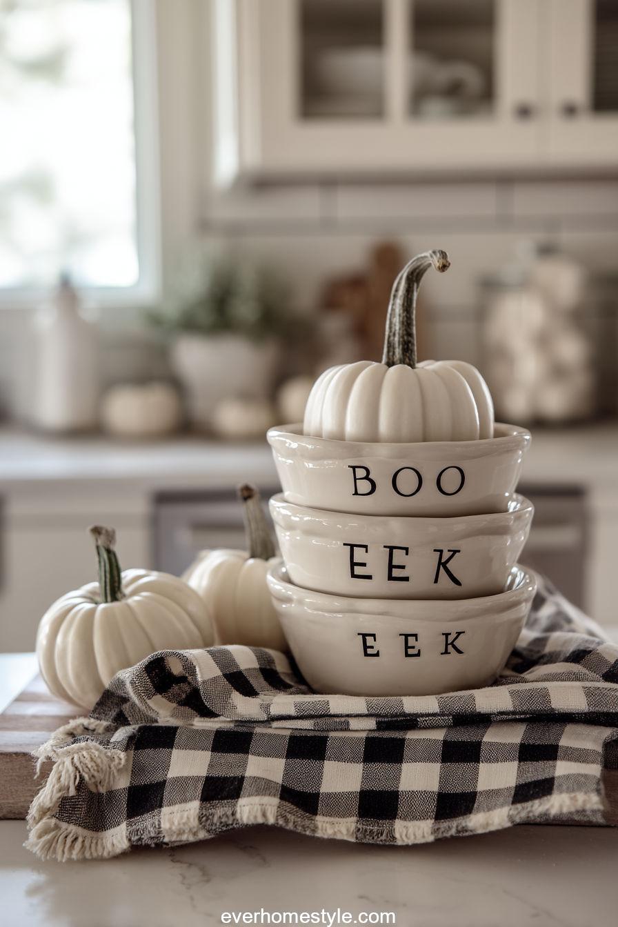 Halloween Bowl Display