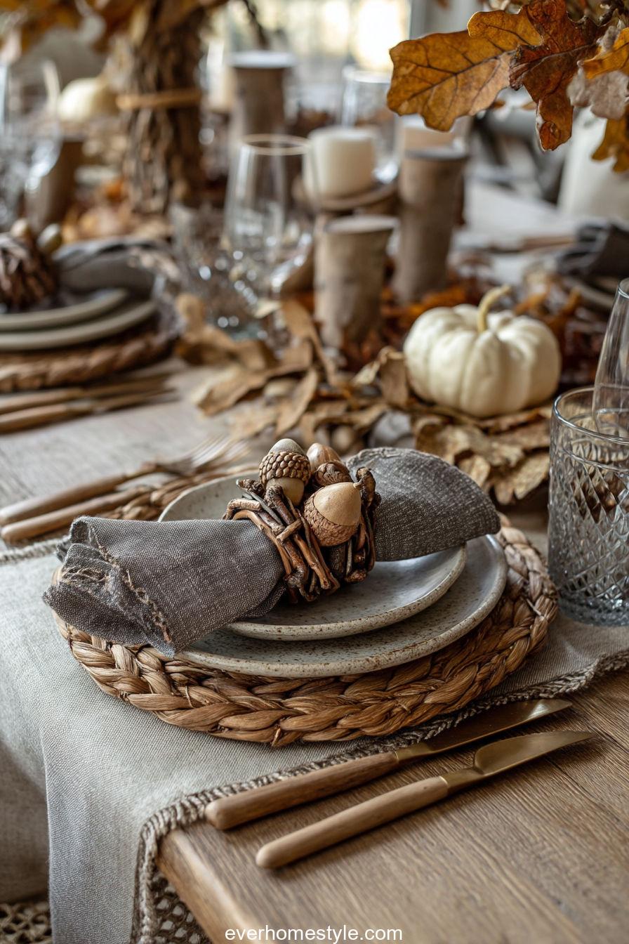 Nature-Inspired Napkin Rings