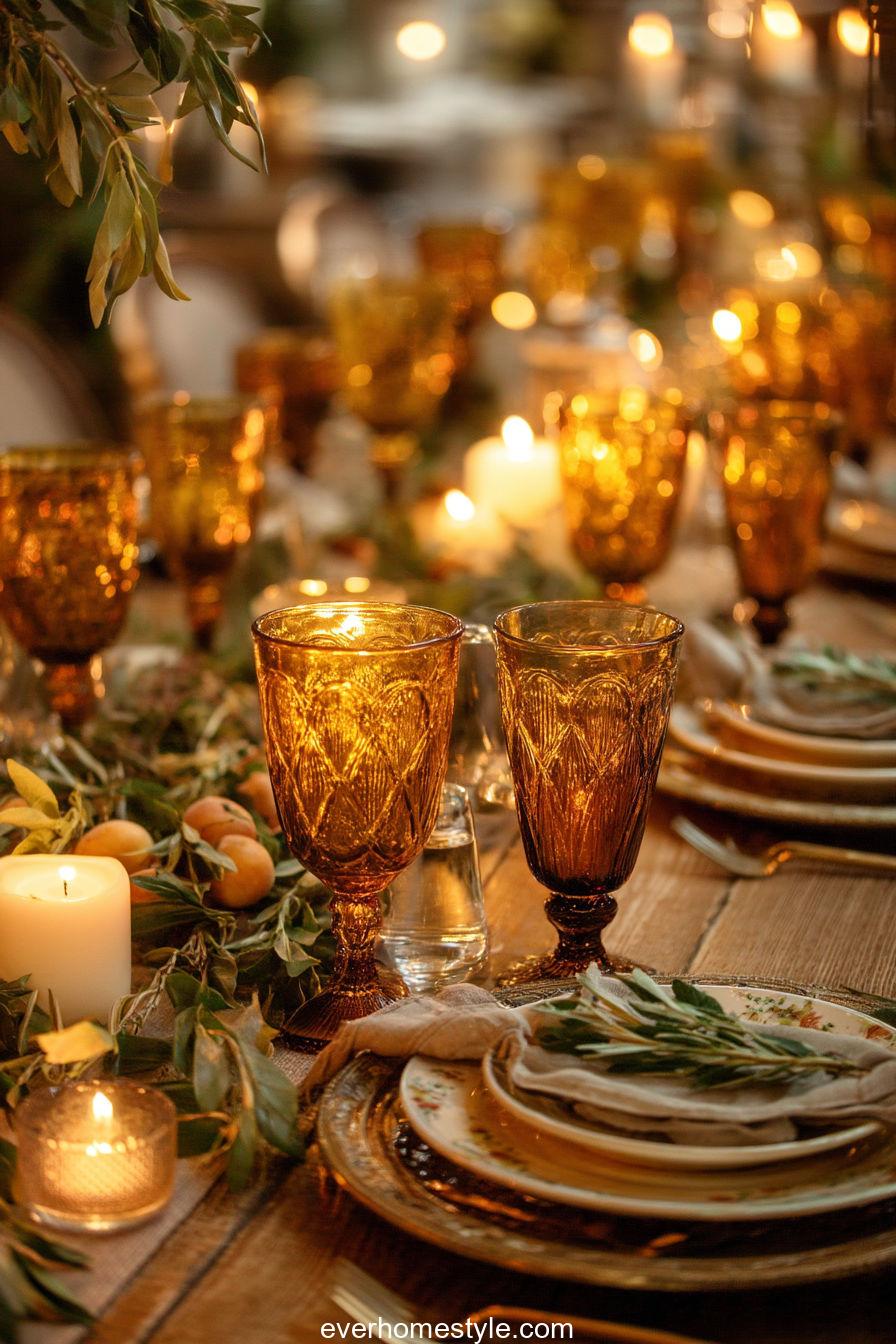 Candlelit Autumn Glow