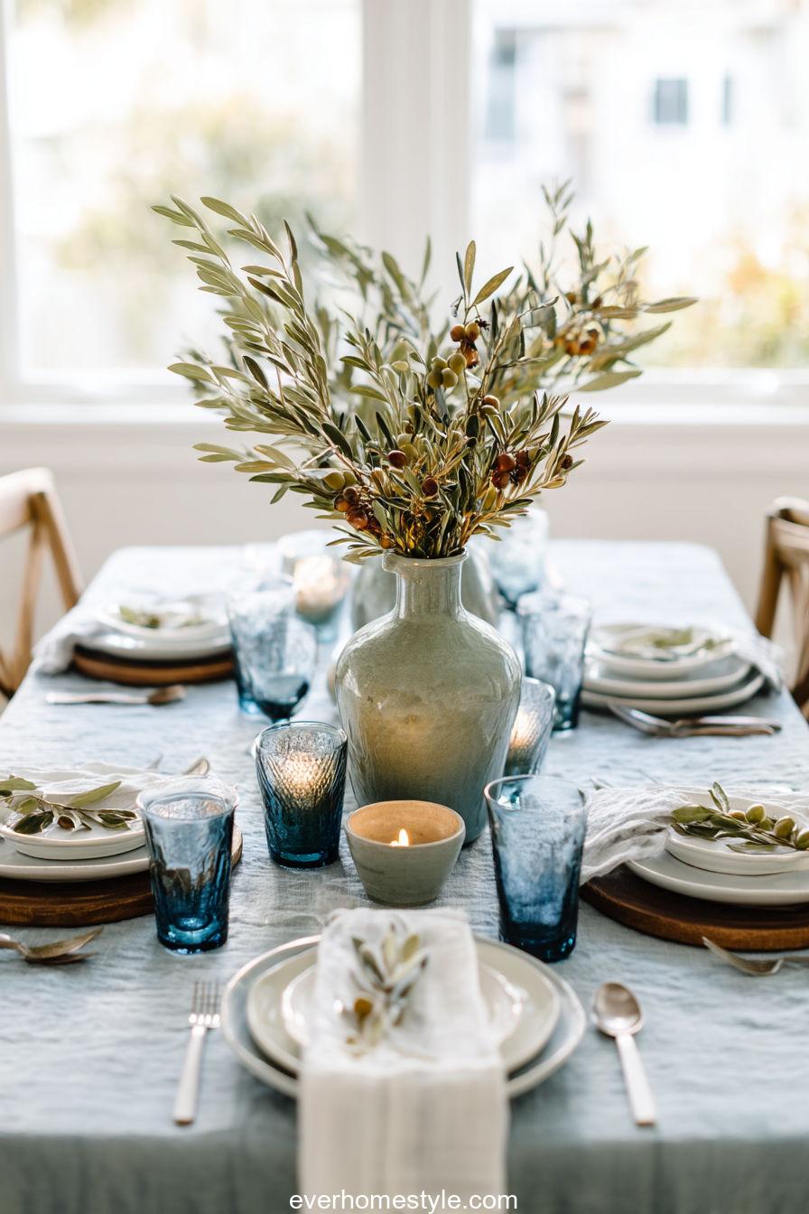 Blue and Sage Harmony